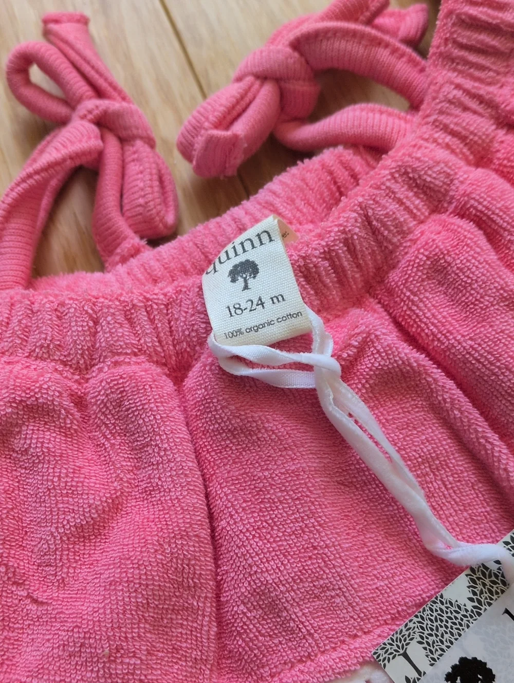 ✨ Kate Quinn Off Shoulder Ruffle Tunic Cover Up Size 18-24 Mo In Tropical Pink